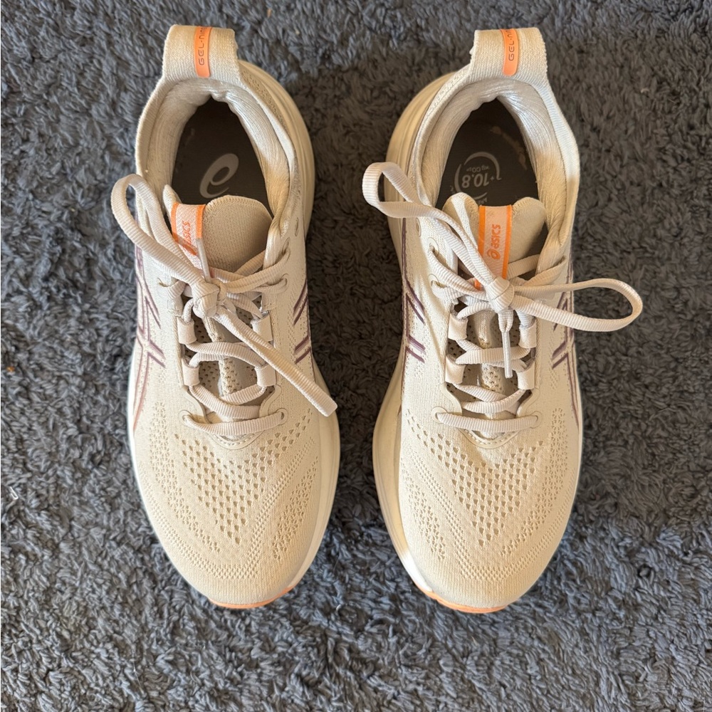 Asics Beige Running Shoes - Gel Nimbus
